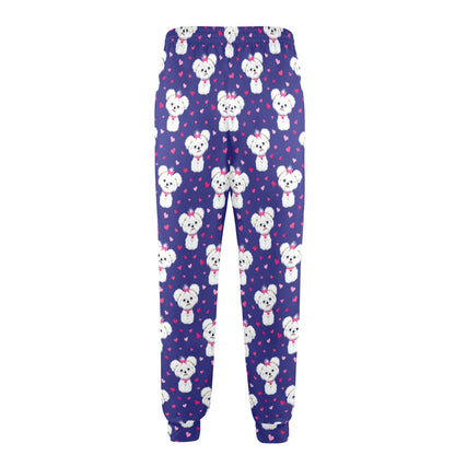 Maltese Pattern Print Design 02 Men's Casual Track Pants