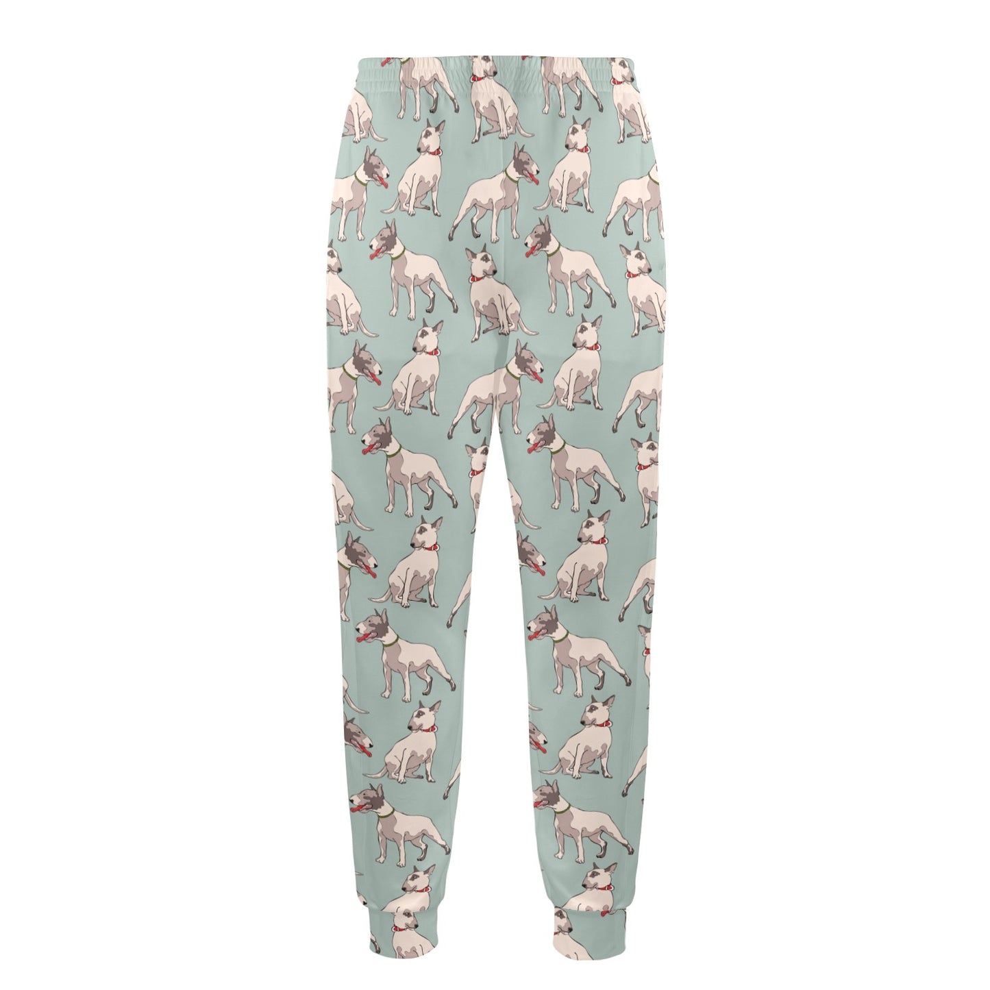 Bull Terrier Cute Print Pattern Men's Casual Track Pants