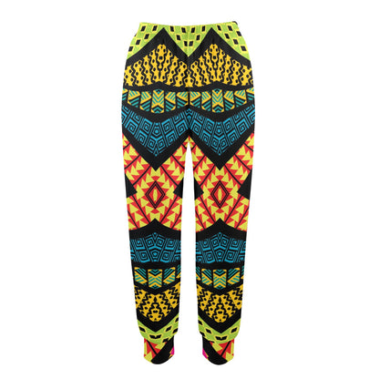 Kaleidoscope Pattern Print Design 05 Women's Casual Track Pants