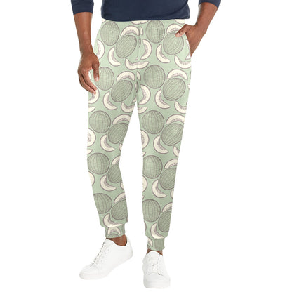 Cantaloupe Pattern Print Design 01 Men's Casual Track Pants