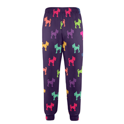 Schnauzers Pattern Print Design A05 Men's Casual Track Pants