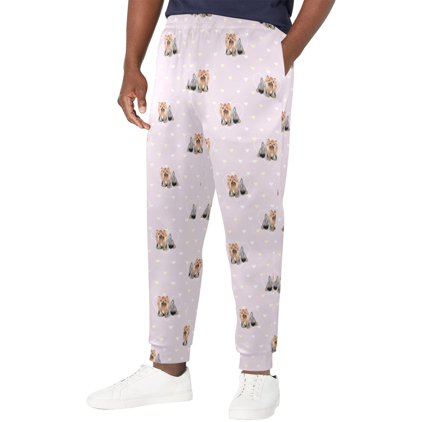 Yorkshire Terriers Print Design LKS302 Men's Casual Track Pants
