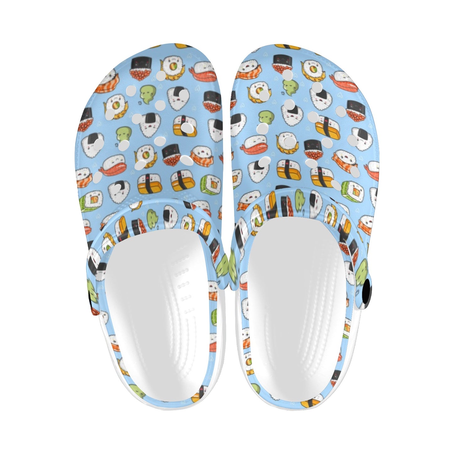 Sushi Cartoon Design Unisex Clogs Shoes