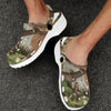 Camo Realistic Tree Forest Print Unisex Clogs Shoes