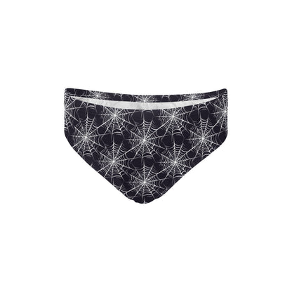Spider Web Print Design LKS303 Men's Swimming Briefs