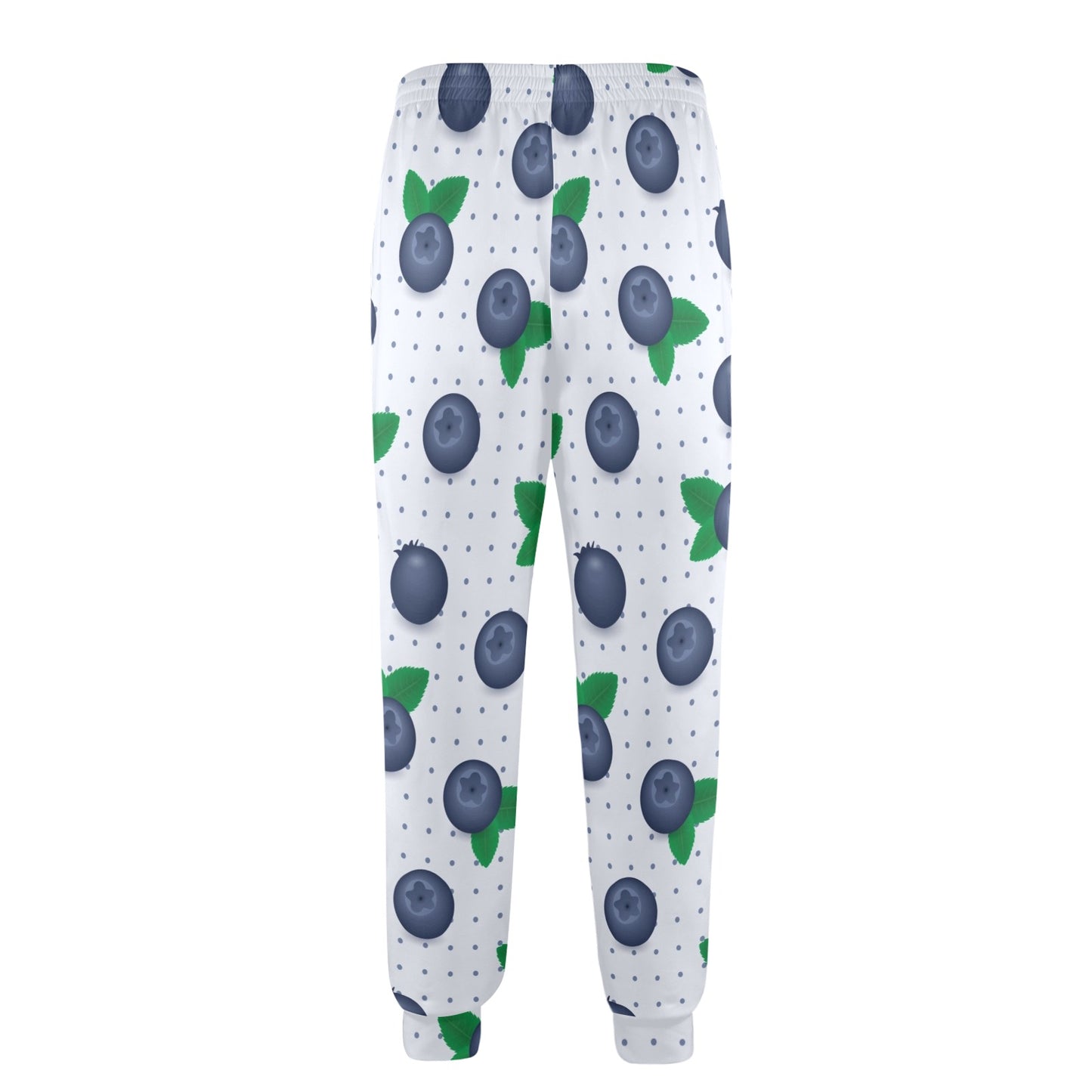 Blueberry Pattern Print Design BB02 Men's Casual Track Pants