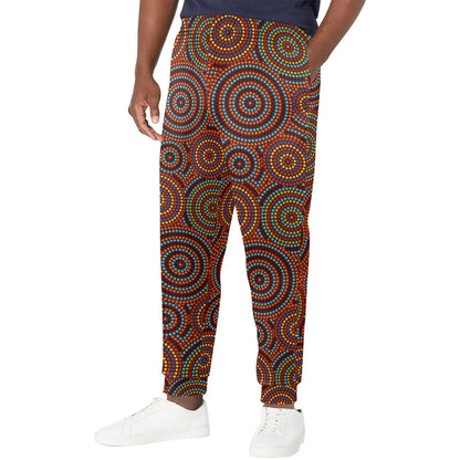 Aboriginal Print Design LKS403 Men's Casual Track Pants