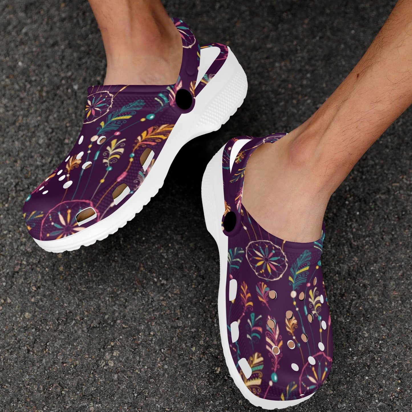 Dream Catcher Boho Design Unisex Clogs Shoes