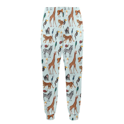 Safari Animal Print Design LKS306 Men's Casual Track Pants