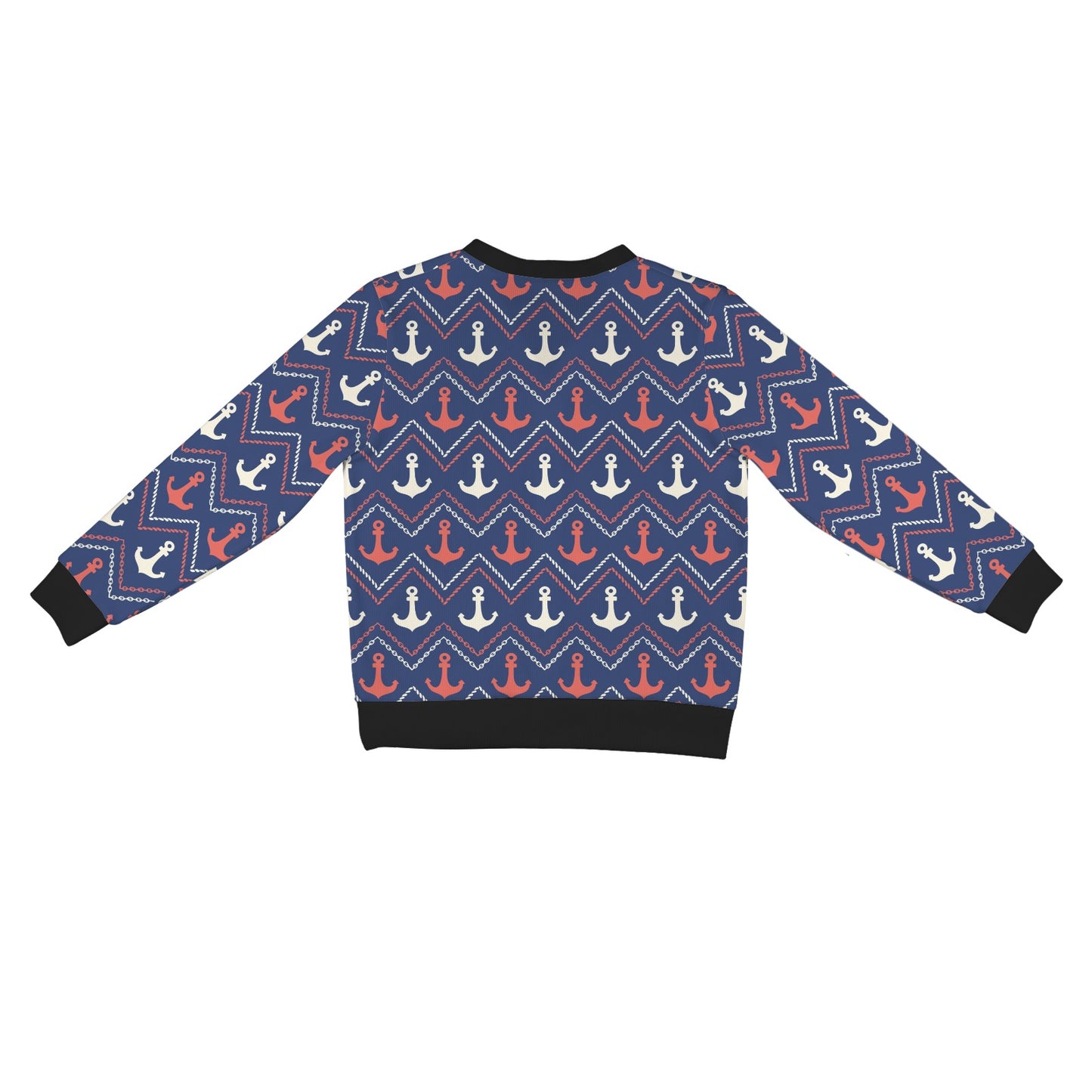 Anchor Pattern Print Design 07 Women's Cardigan