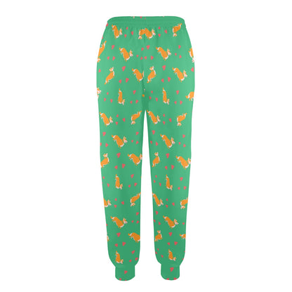 Cardigan Welsh Corgis Pattern Print Design 03 Women's Casual Track Pants