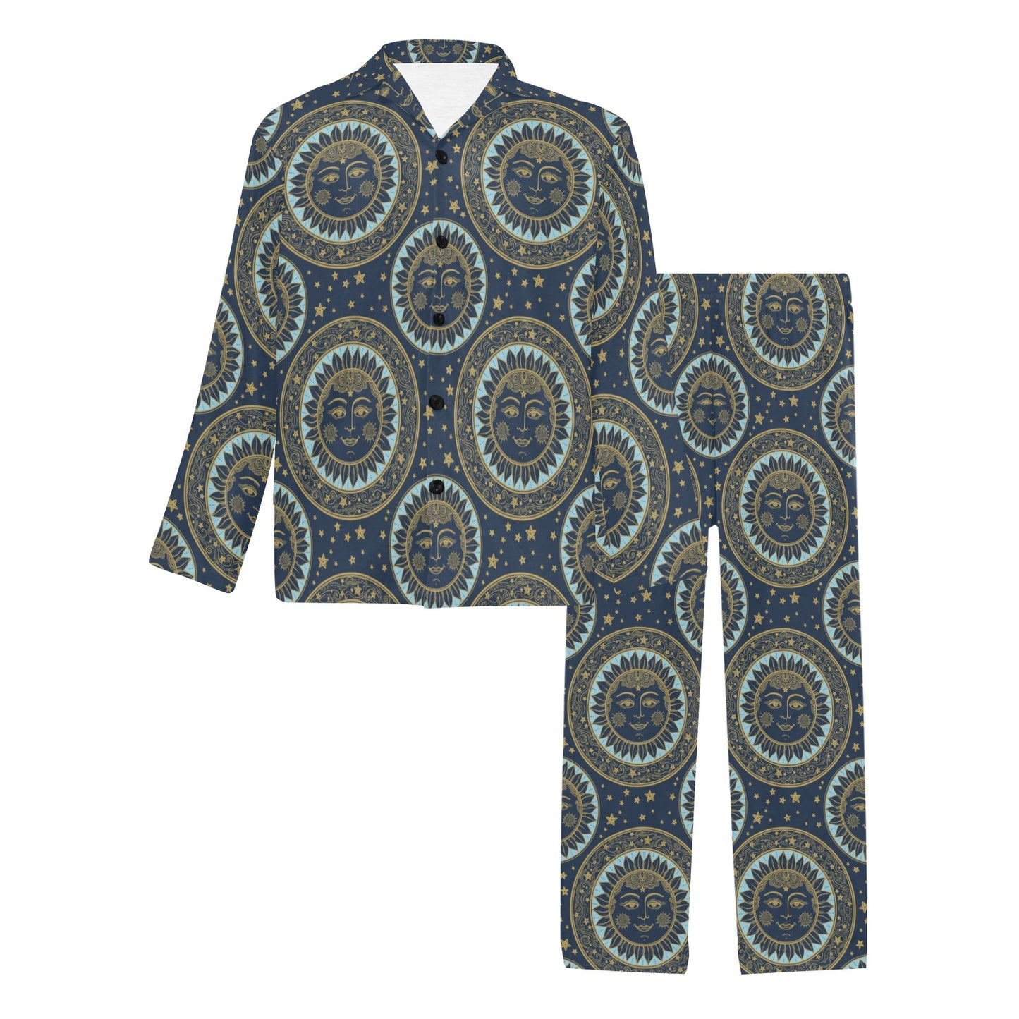 Boho Sun Dream Men's Long Pajama Set