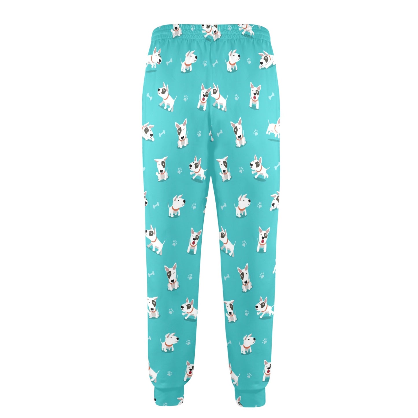 Bull Terriers Pattern Print Design 07 Men's Casual Track Pants