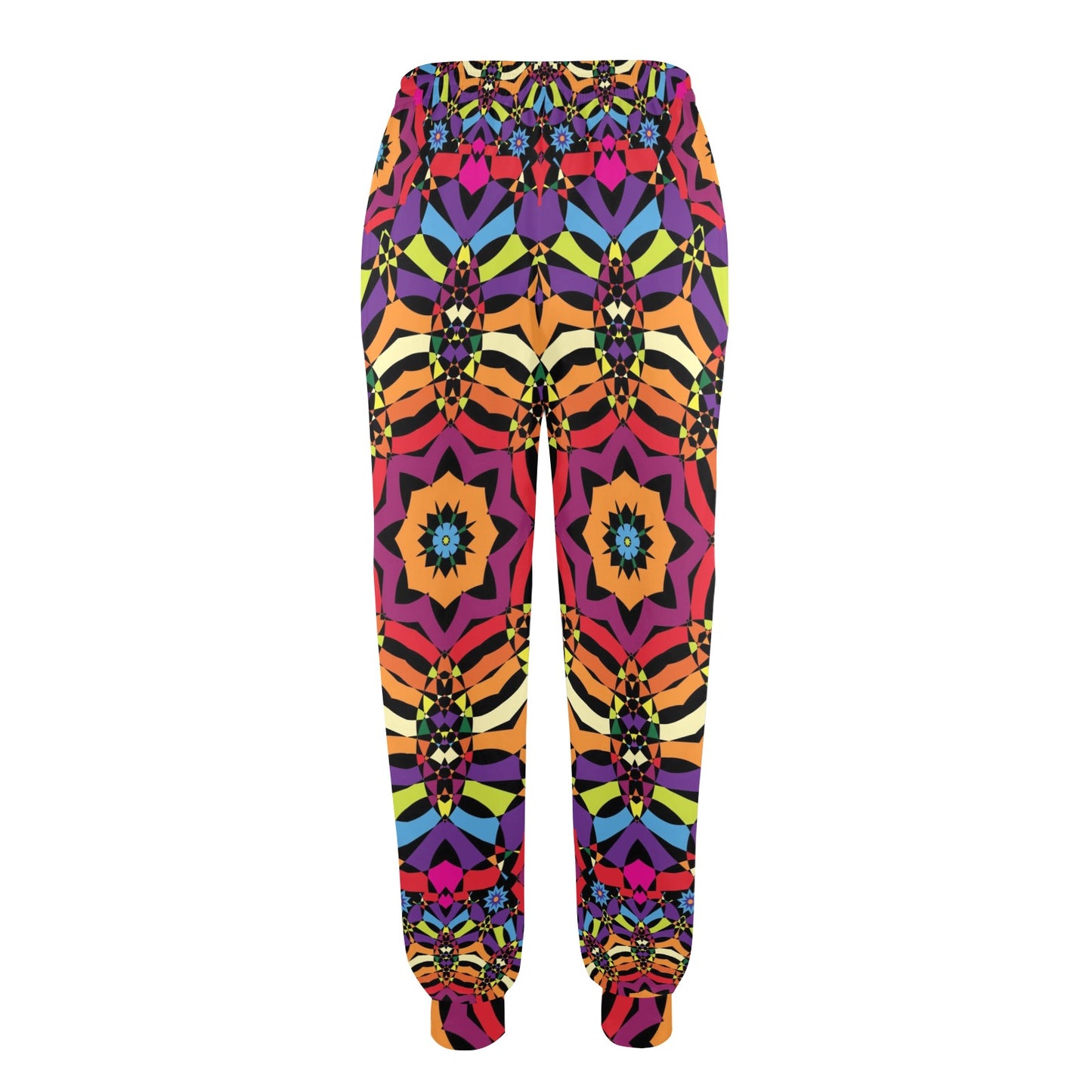 Kaleidoscope Pattern Print Design 01 Women's Casual Track Pants
