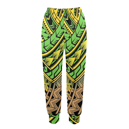 Polynesian Tribal Color Women's Casual Track Pants