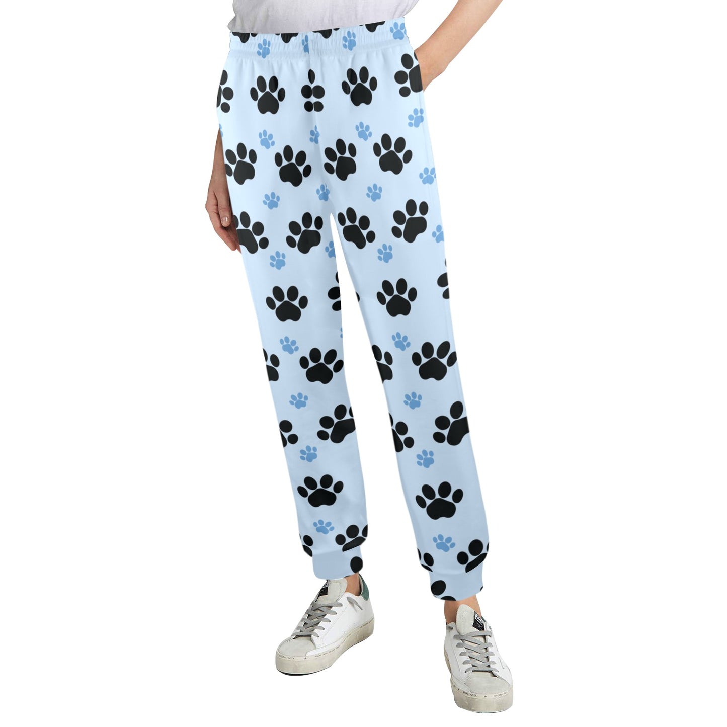 Paw Pattern Print Design A04 Women's Casual Track Pants