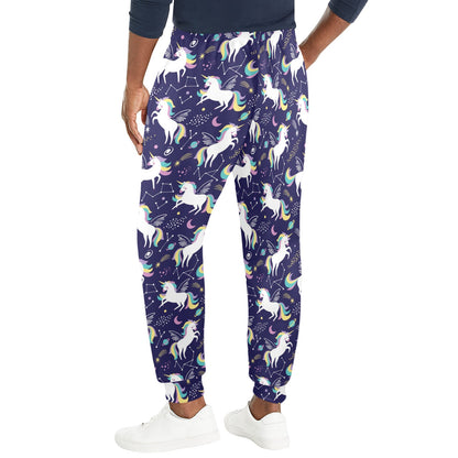 Unicorn Print Design LKS305 Men's Casual Track Pants
