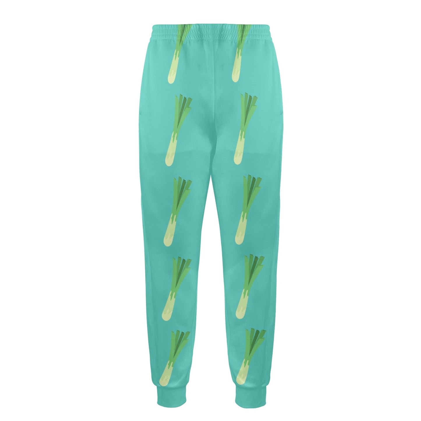 Leek Pattern Print Design 01 Men's Casual Track Pants
