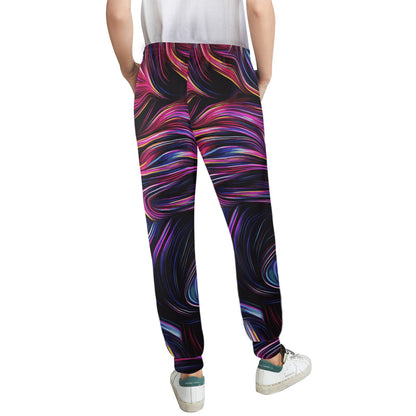 Liquid Pattern Print Design 01 Women's Casual Track Pants