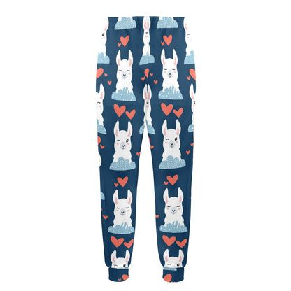 Alpaca Love Pattern Print Design 05 Men's Casual Track Pants