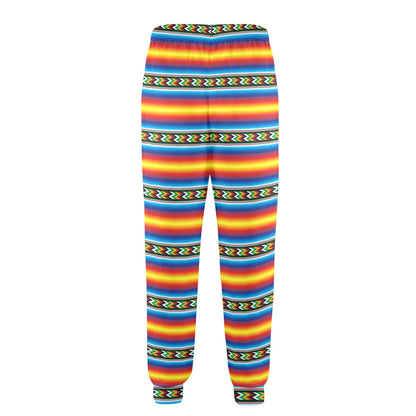 Mexican Blanket ZigZag Print Pattern Men's Casual Track Pants