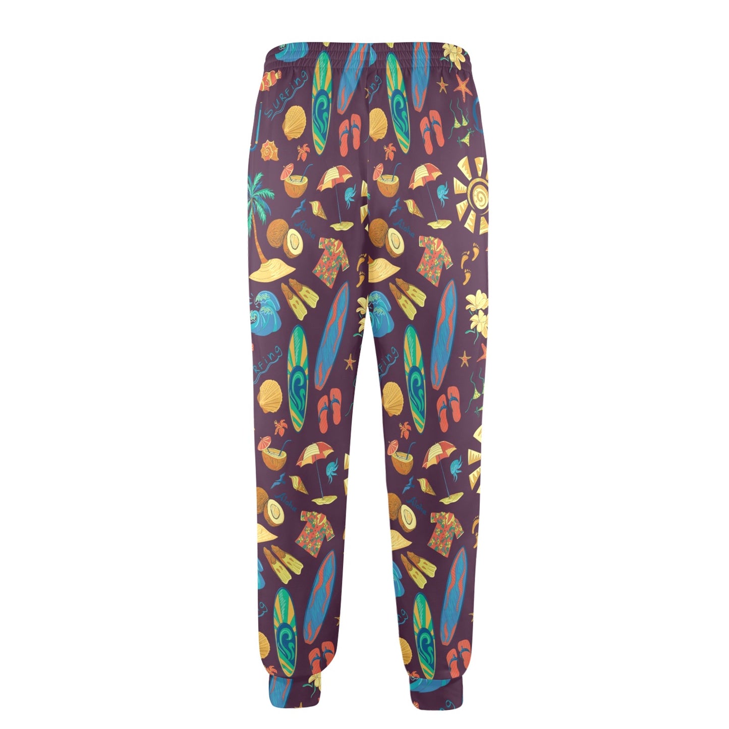 Aloha Hawaii Pattern Print Design 01 Men's Casual Track Pants