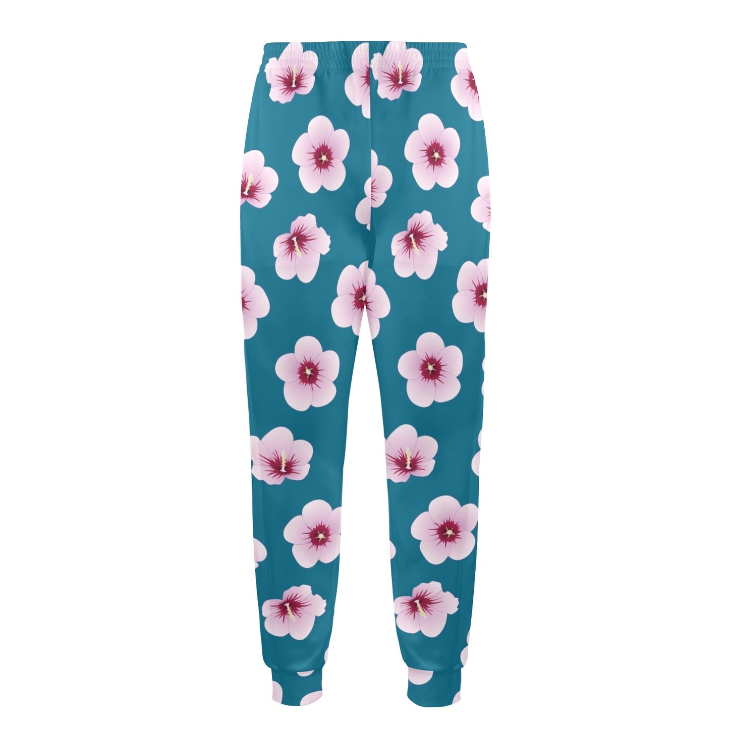 Cherry Blossom Pattern Print Design CB08 Men's Casual Track Pants
