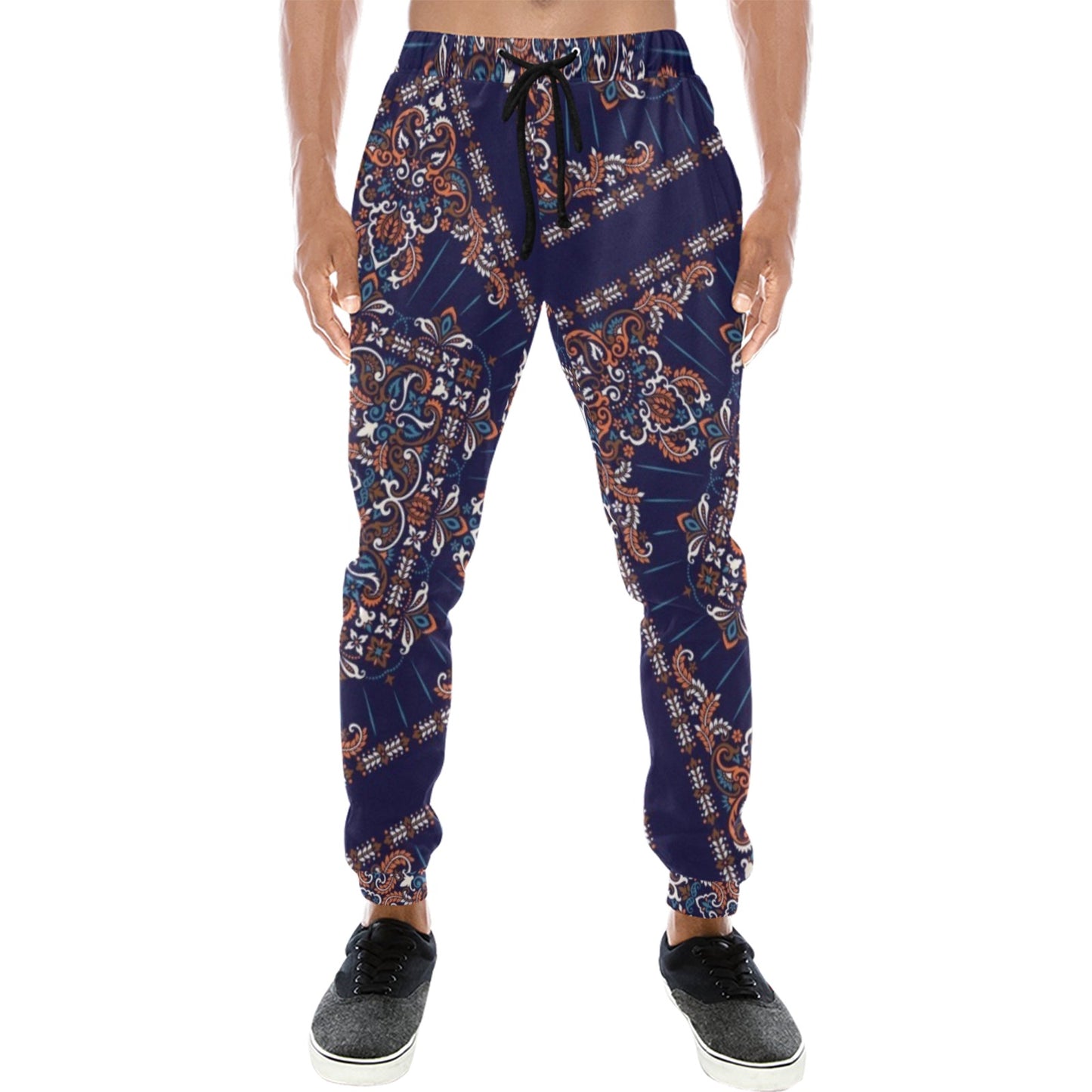Bandana Print Design LKS3012 Men's Sweatpants