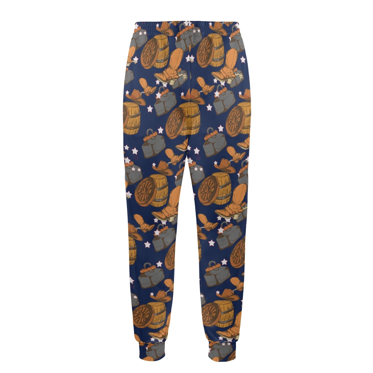 Cowboy Pattern Print Design 03 Men's Casual Track Pants
