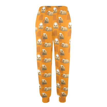 Guinea Pig Print Design LKS403 Women's Casual Track Pants