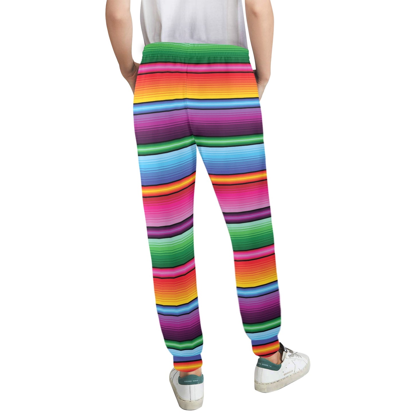 Mexican Blanket Colorful Print Pattern Women's Casual Track Pants