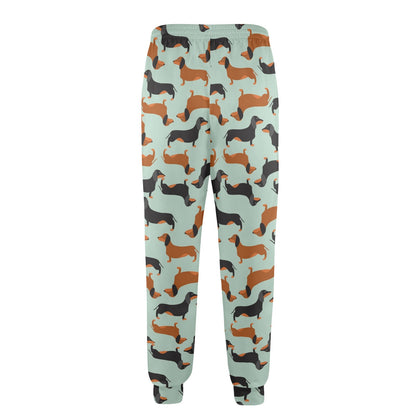 Dachshund Cute Print Pattern Men's Casual Track Pants