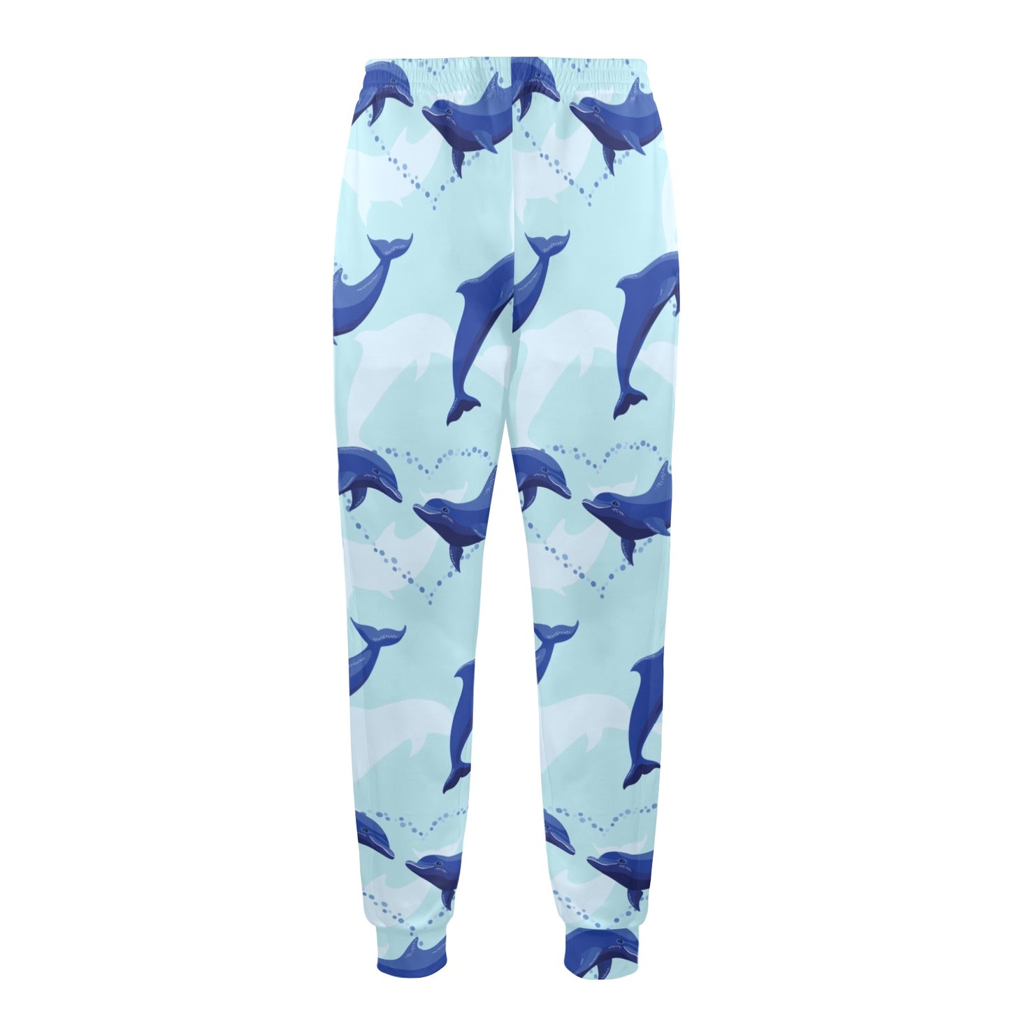 Dolphin Heart Pattern Men's Casual Track Pants