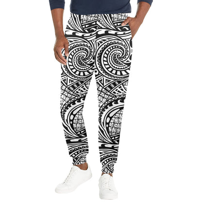 Polynesian Tribal Pattern Men's Casual Track Pants