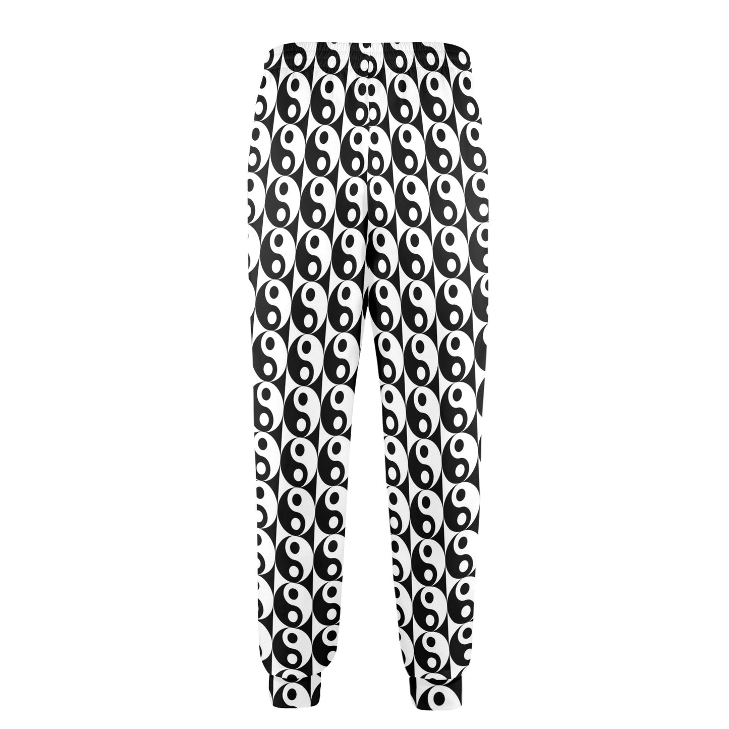 Yin Yang Classic Pattern Design Print Men's Casual Track Pants
