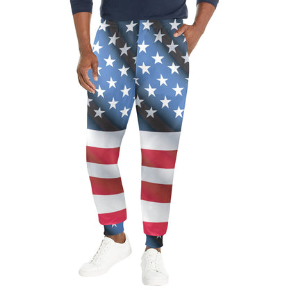 American flag Classic Men's Casual Track Pants