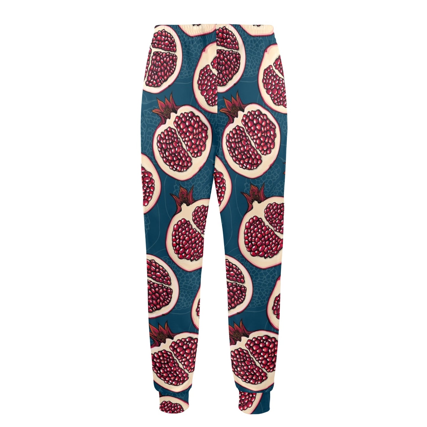 Pomegranate Pattern Print Design PG02 Men's Casual Track Pants