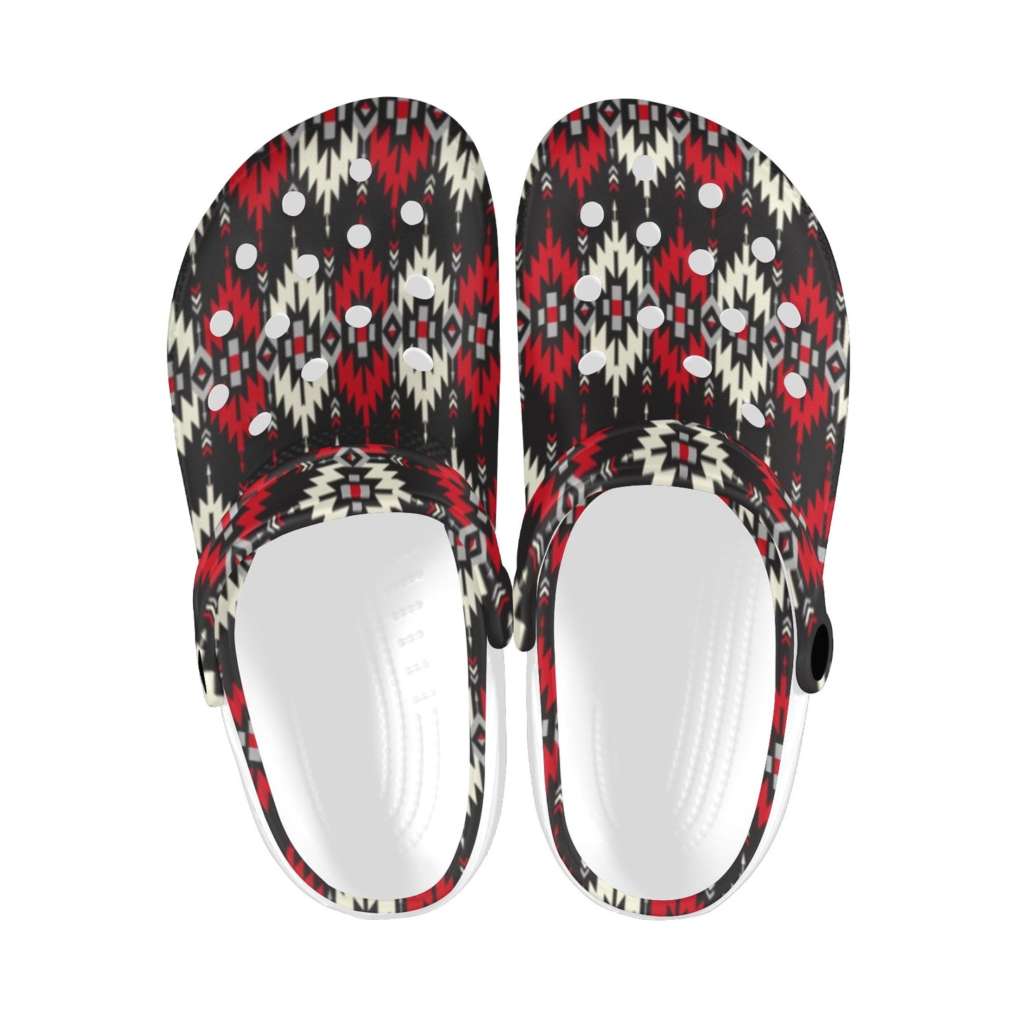 Southwestern Pattern Unisex Clogs Shoes