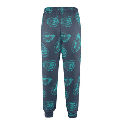 Oyster Pattern Print Design 01 Men's Casual Track Pants