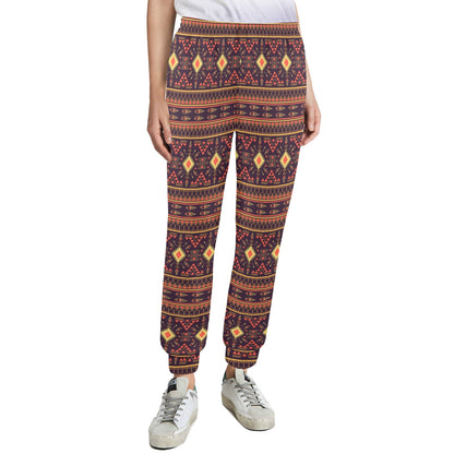 Southwest Ethnic Design Themed Print Women's Casual Track Pants