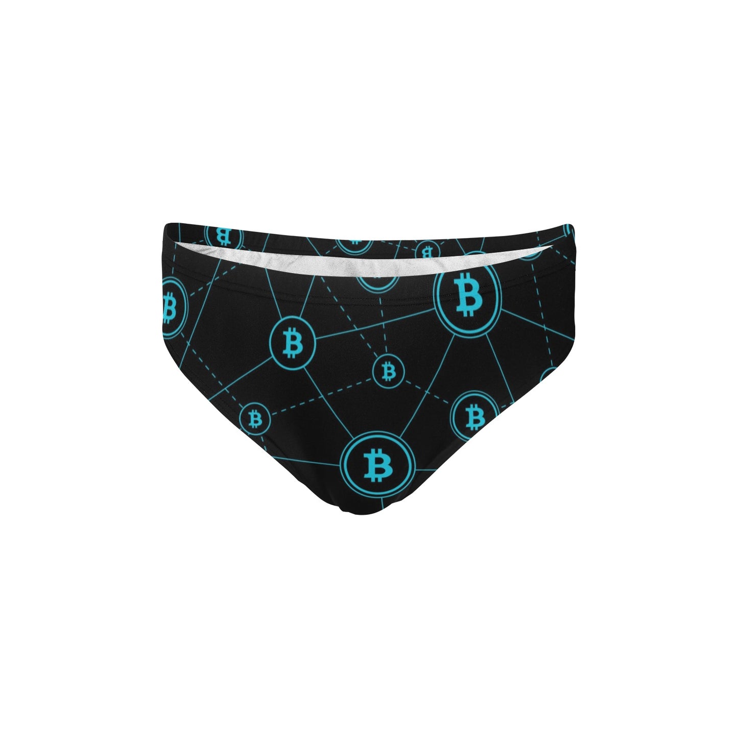 Cryptocurrency Pattern Print Design 01 Men's Swimming Briefs