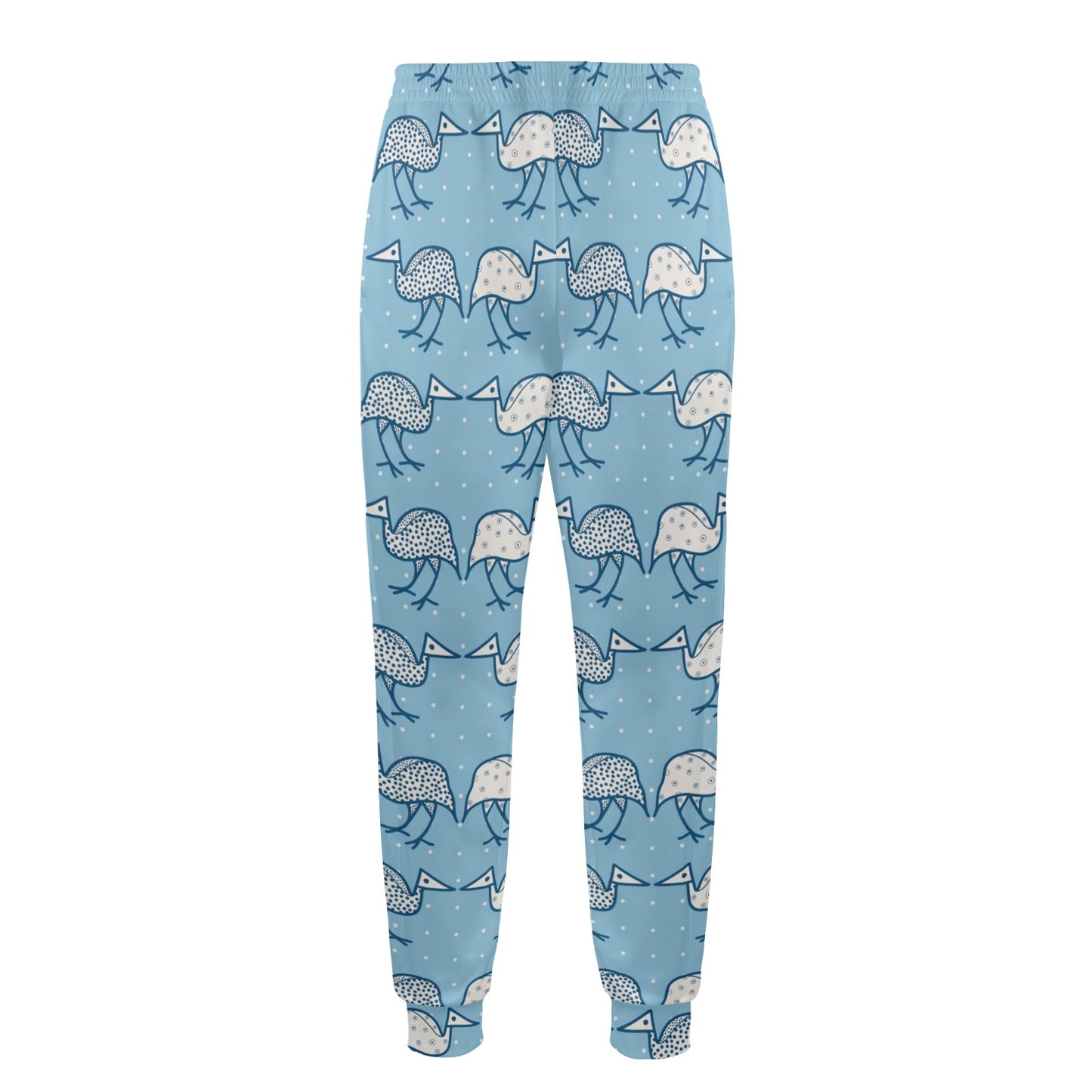 Emu Pattern Print Design 01 Men's Casual Track Pants