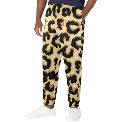 Jaguar Skin Pattern Print Design 02 Men's Casual Track Pants