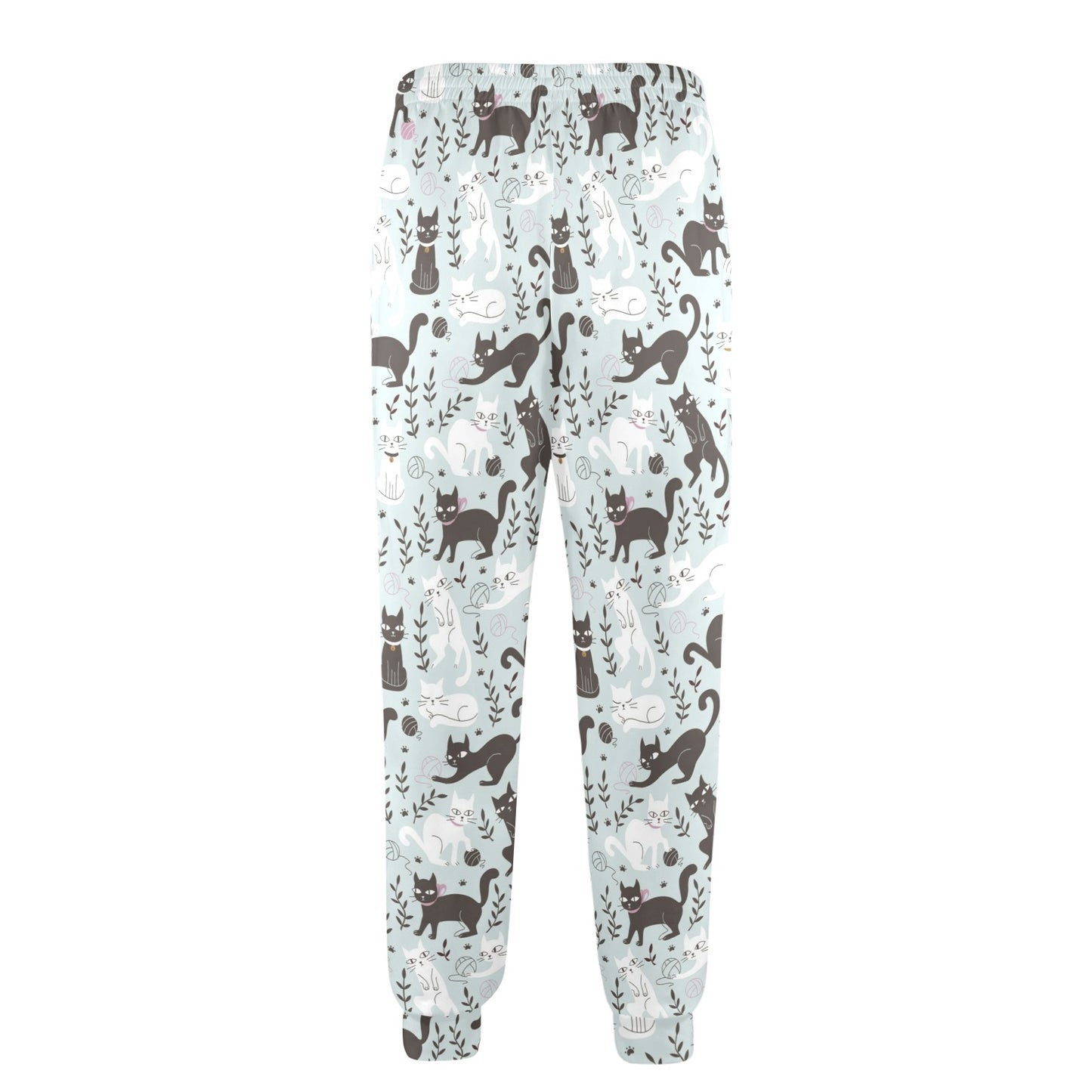 Cat Pattern Print Design 08 Men's Casual Track Pants