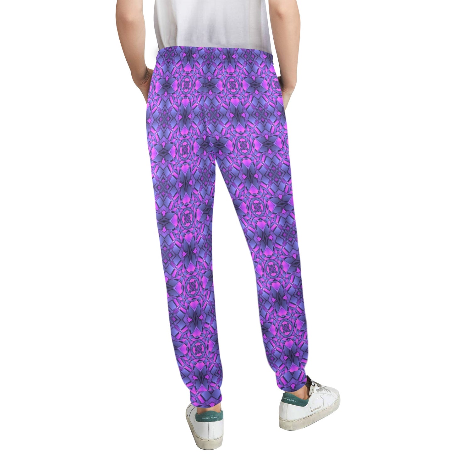 kaleidoscope Pattern Print Design Women's Casual Track Pants