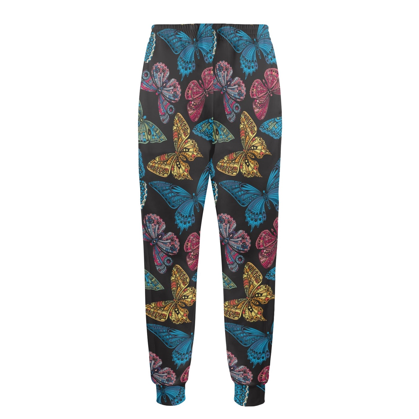 Butterfly Mandala Style Men's Casual Track Pants