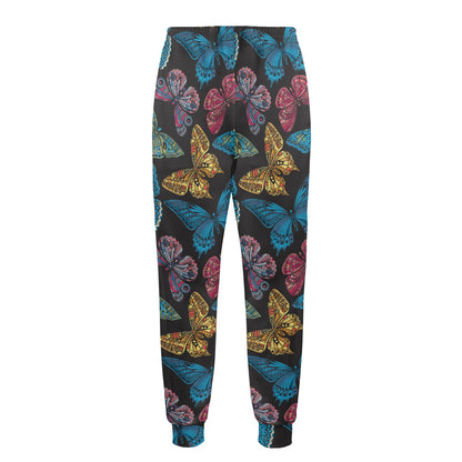 Butterfly Mandala Style Men's Casual Track Pants