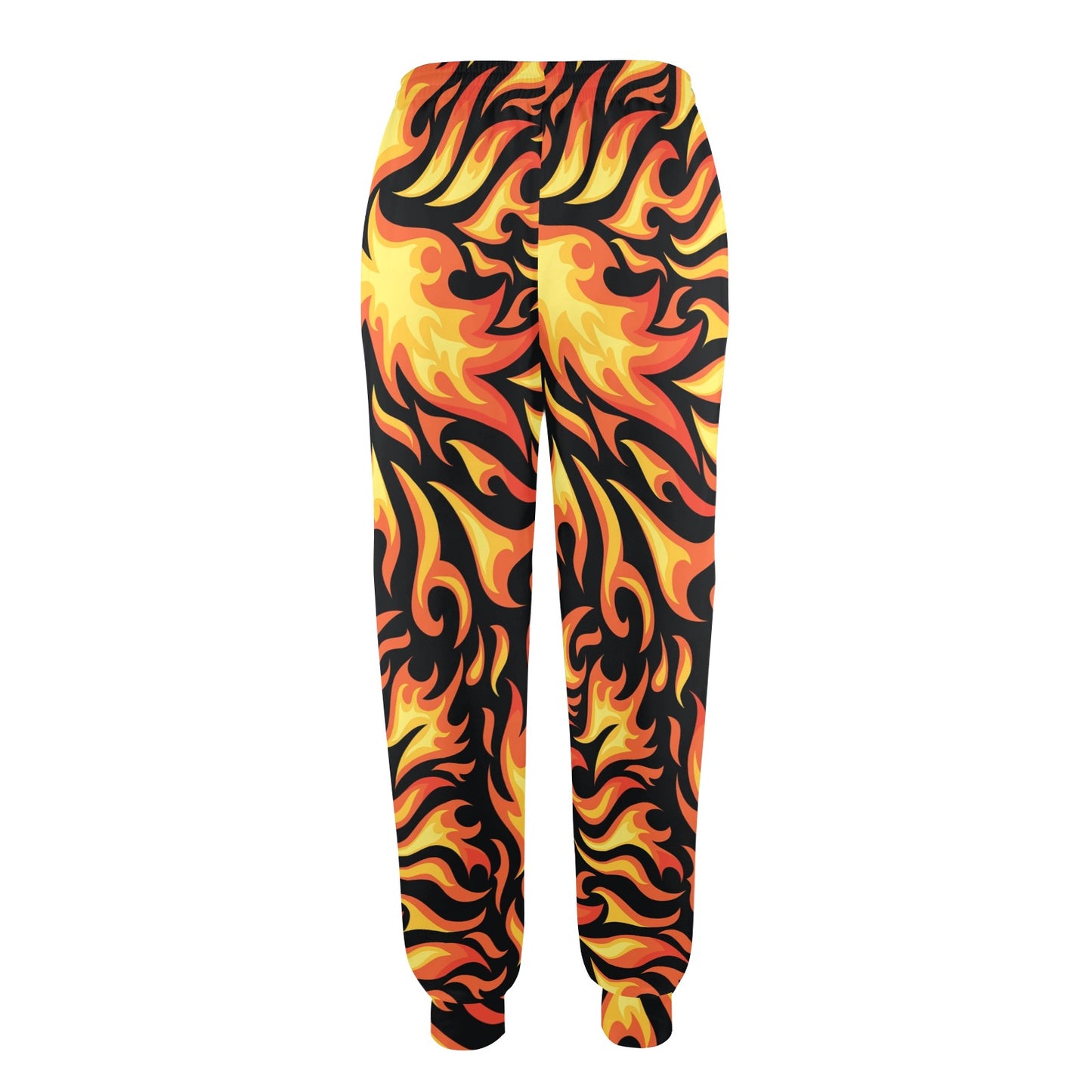Flame Fire Design Pattern Women's Casual Track Pants