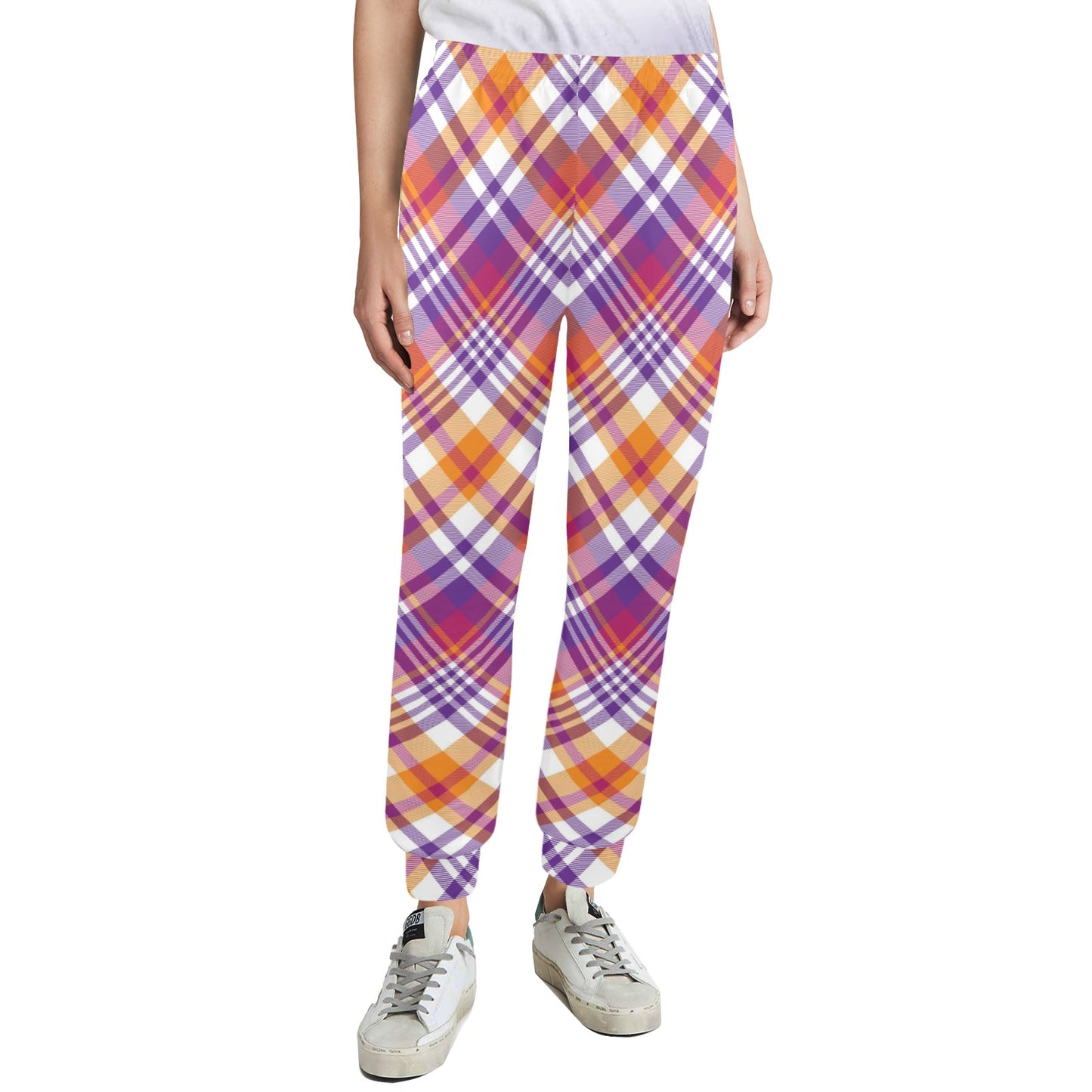Madras Pattern Print Design 02 Women's Casual Track Pants
