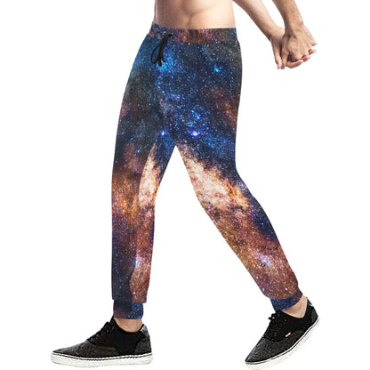 Celestial Milky way Galaxy Men's Sweatpants